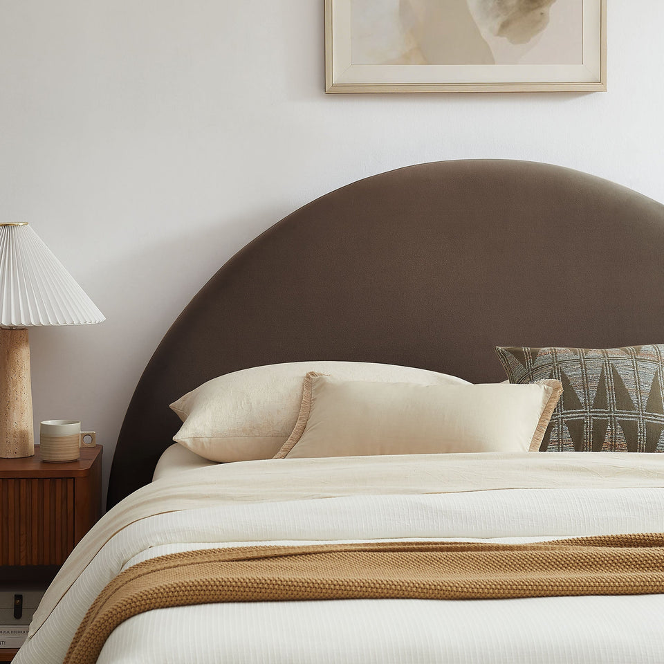 Resort Arched Performance Velvet Storage Platform Bed Frame by Modway