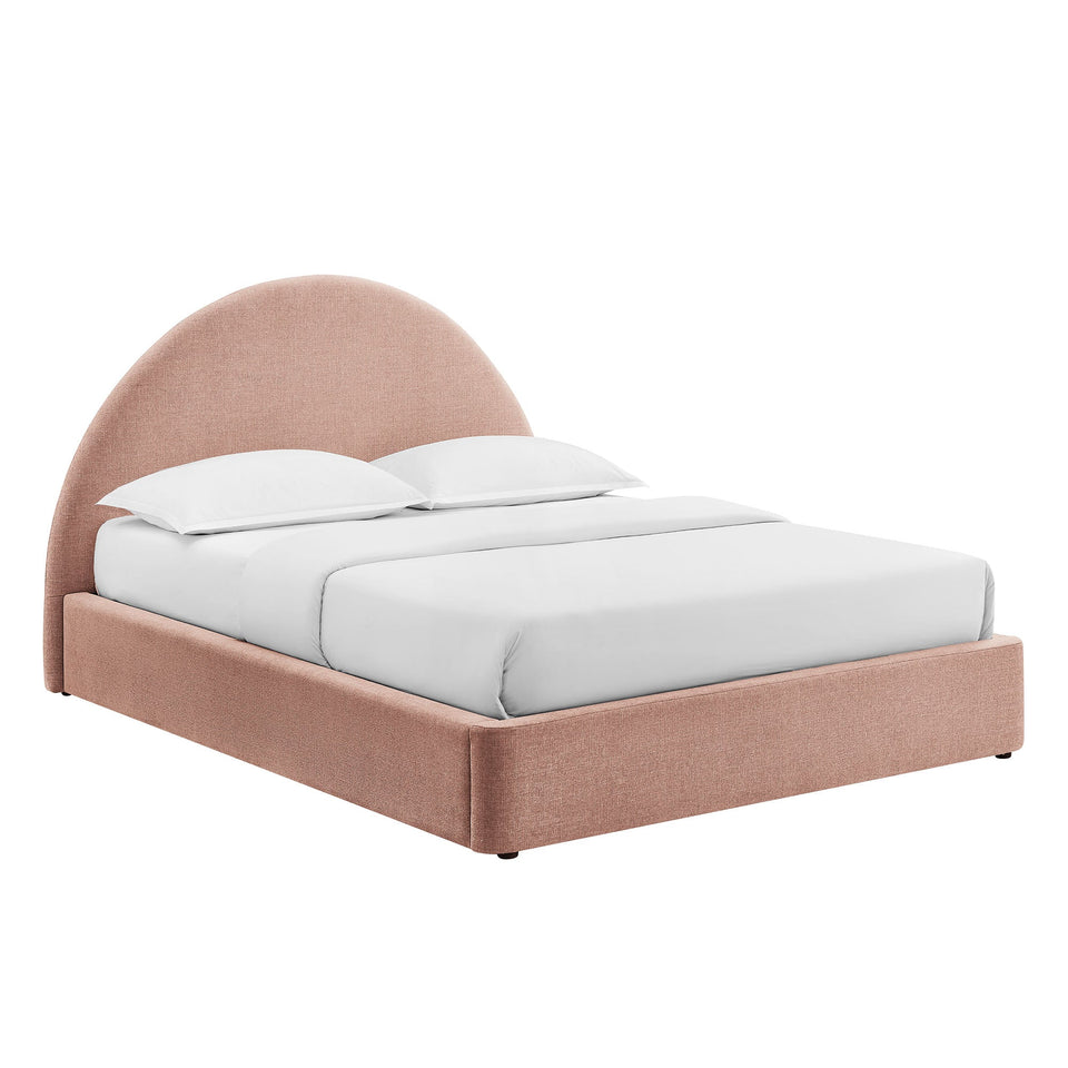 Resort Upholstered Fabric Storage Platform Bed Frame by Modway