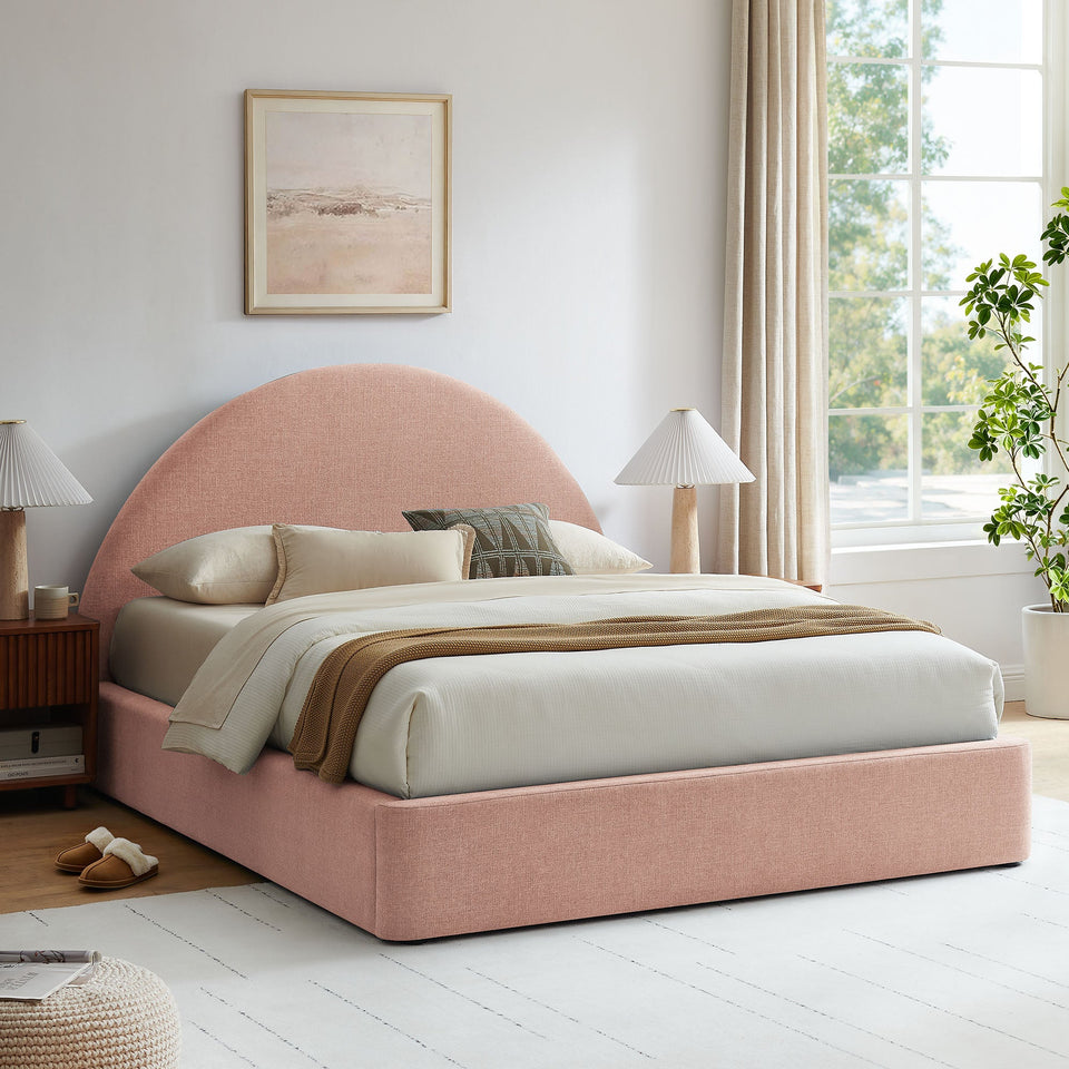 Resort Upholstered Fabric Storage Platform Bed Frame by Modway