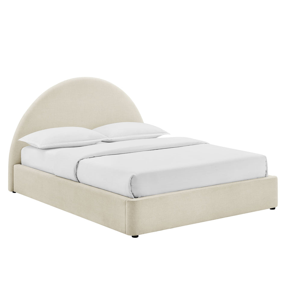 Resort Upholstered Fabric Storage Platform Bed Frame by Modway
