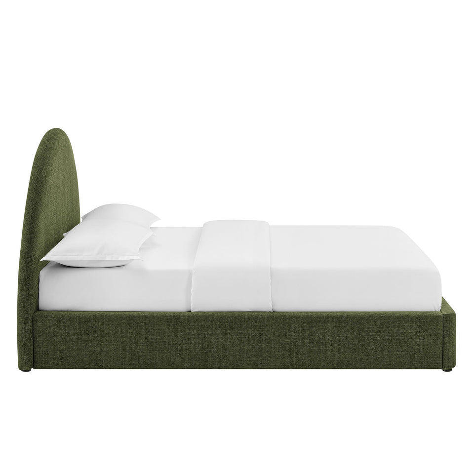 Resort Upholstered Fabric Storage Platform Bed Frame by Modway