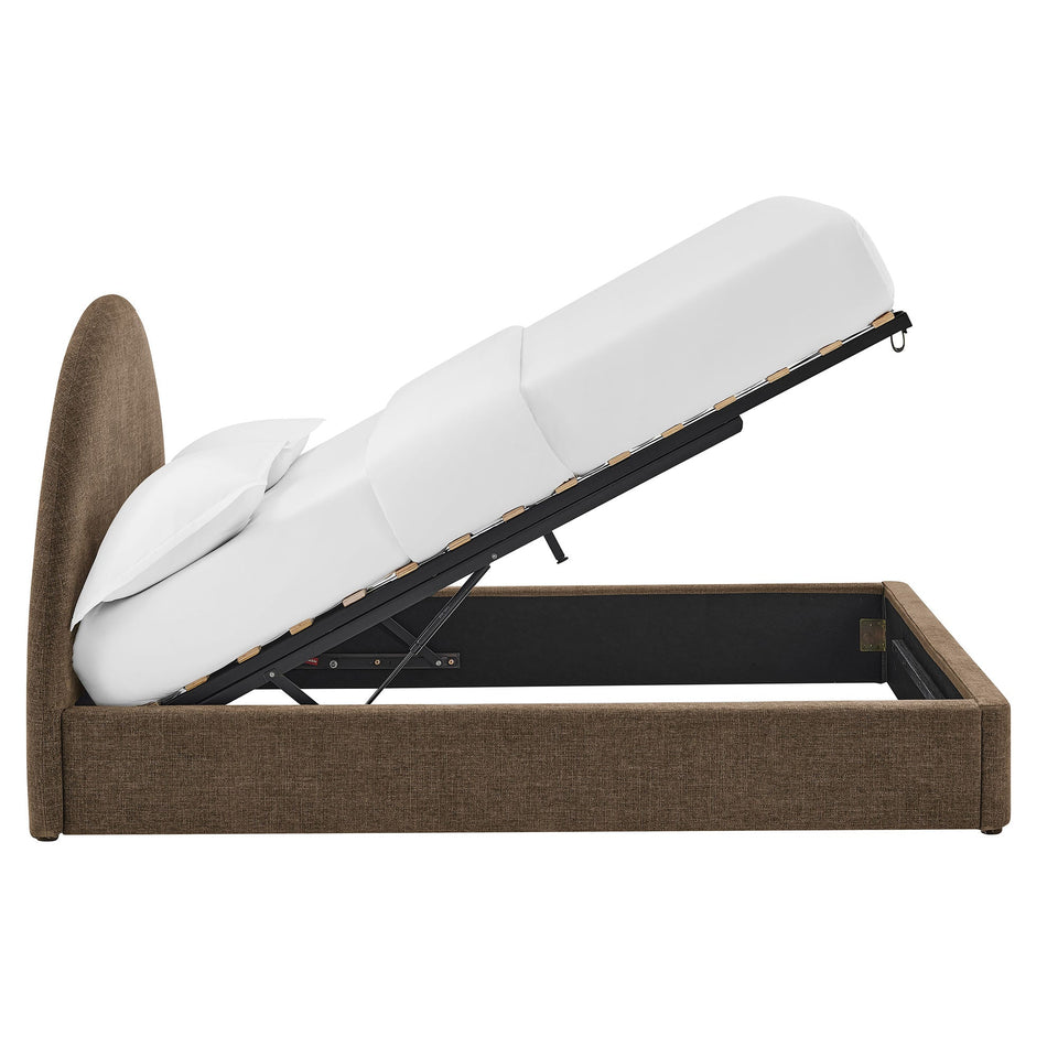 Resort Upholstered Fabric Storage Platform Bed Frame by Modway