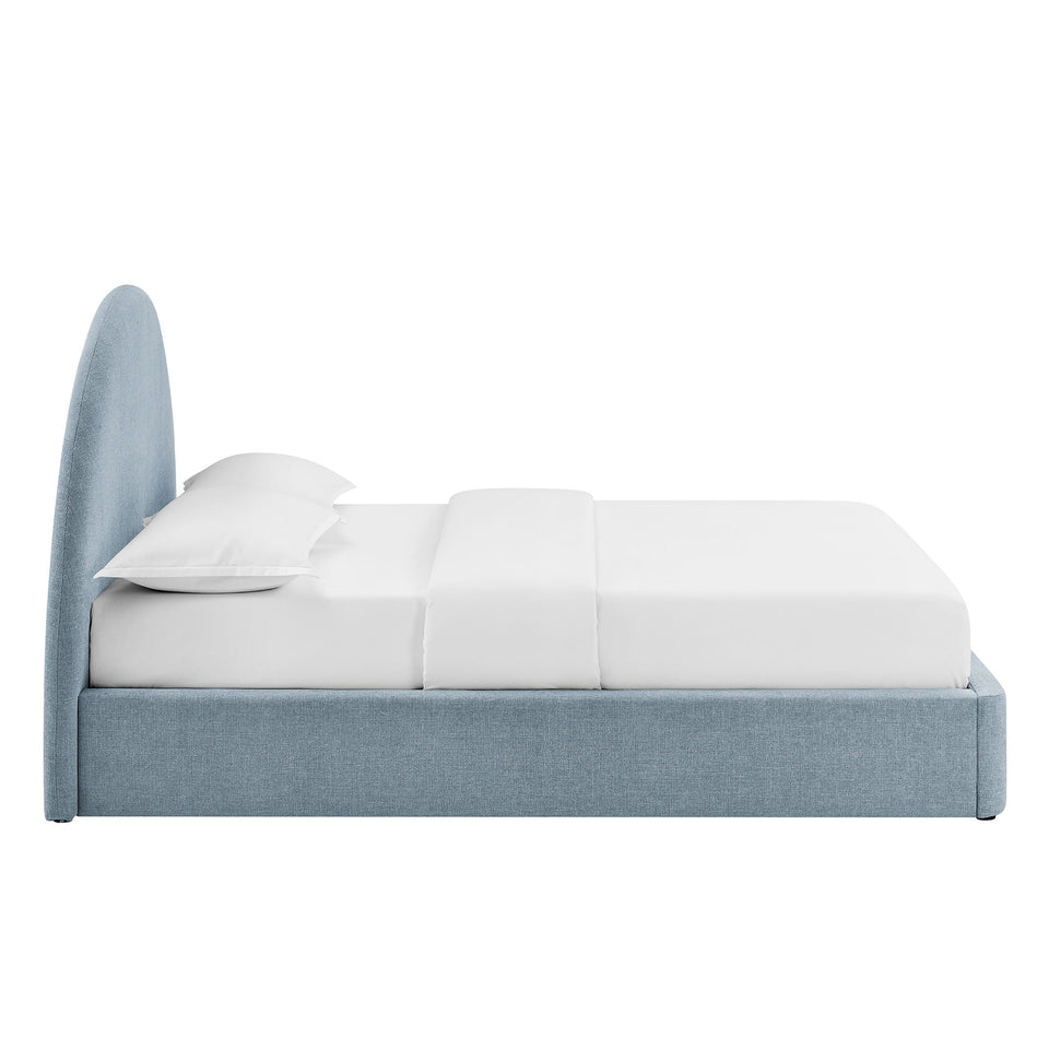 Resort Upholstered Fabric Storage Platform Bed Frame by Modway