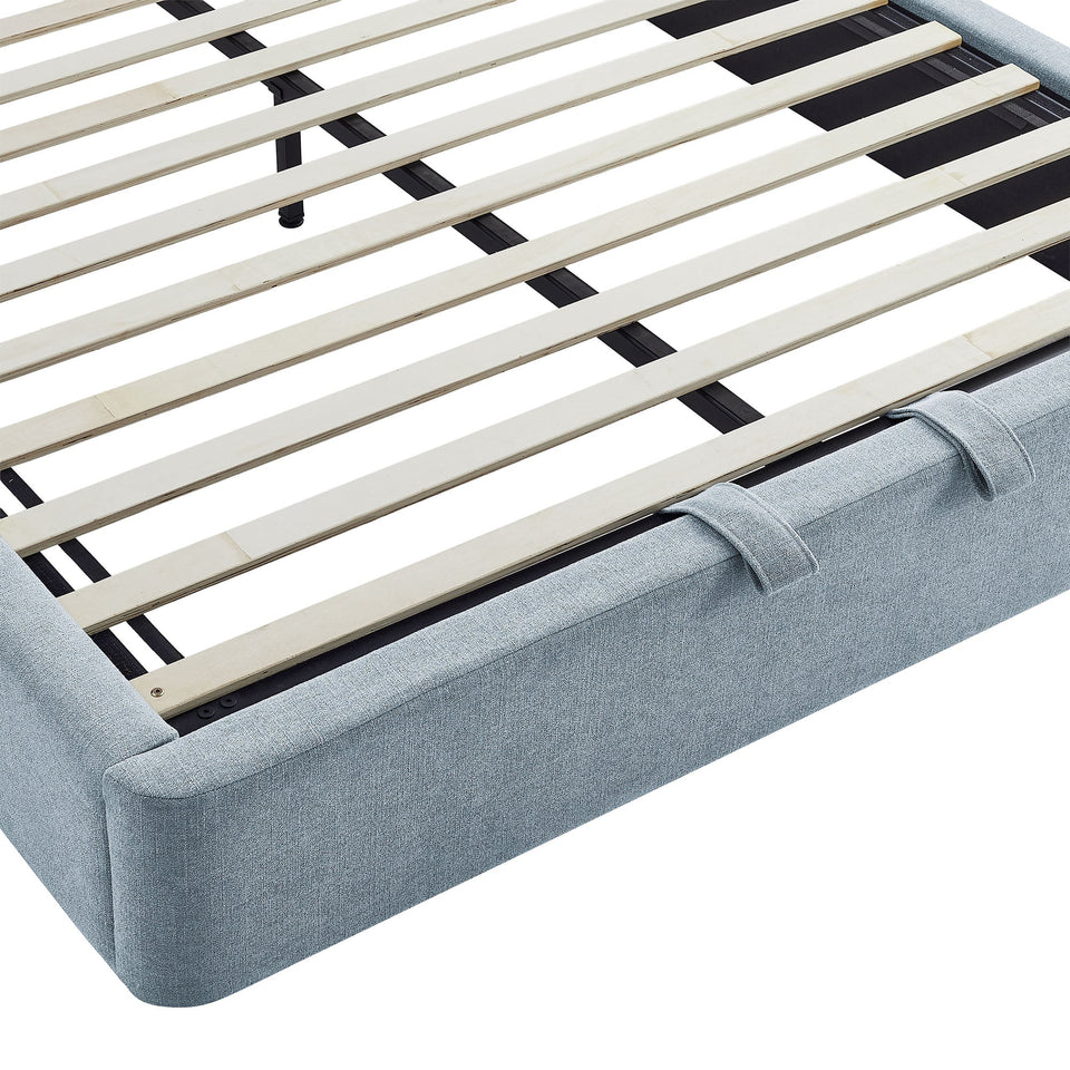 Resort Upholstered Fabric Storage Platform Bed Frame by Modway