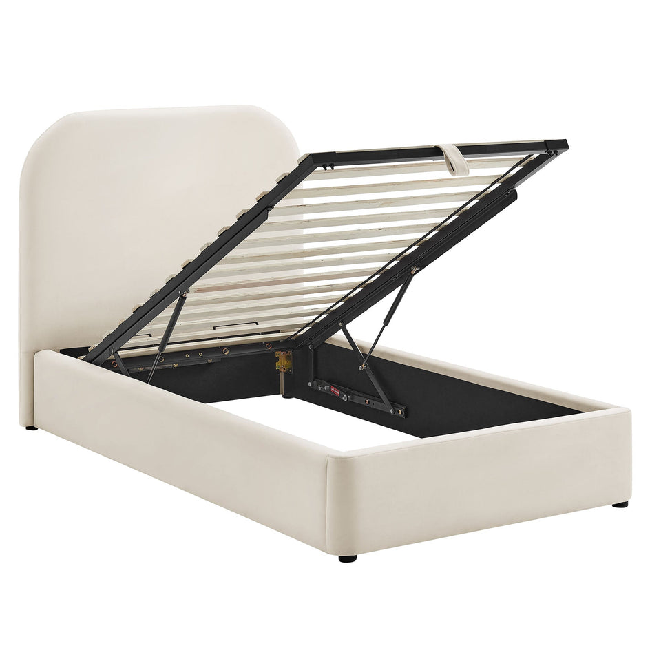 Keynote Performance Velvet Storage Platform Bed Frame by Modway