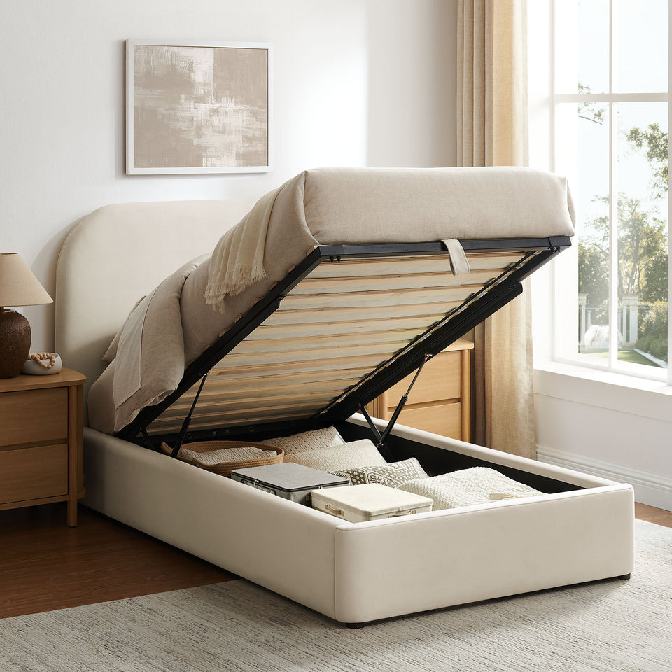 Keynote Performance Velvet Storage Platform Bed Frame by Modway