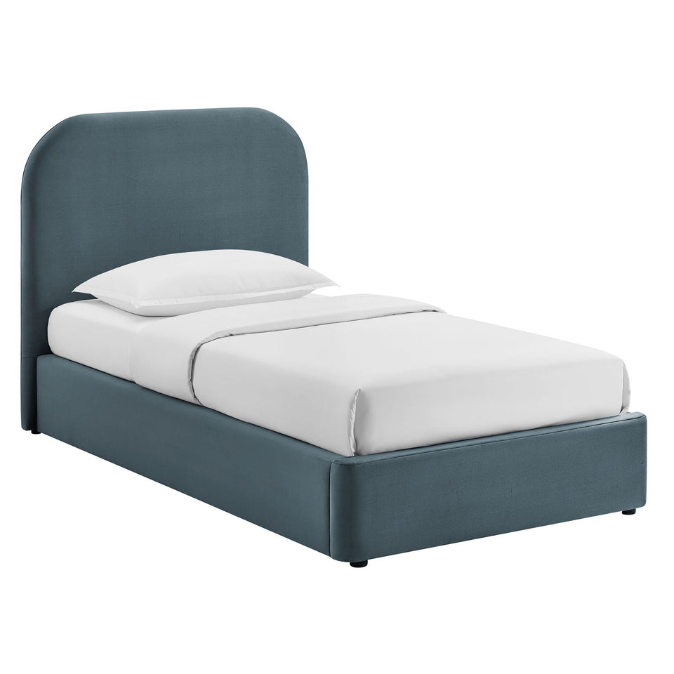 Keynote Performance Velvet Storage Platform Bed Frame by Modway