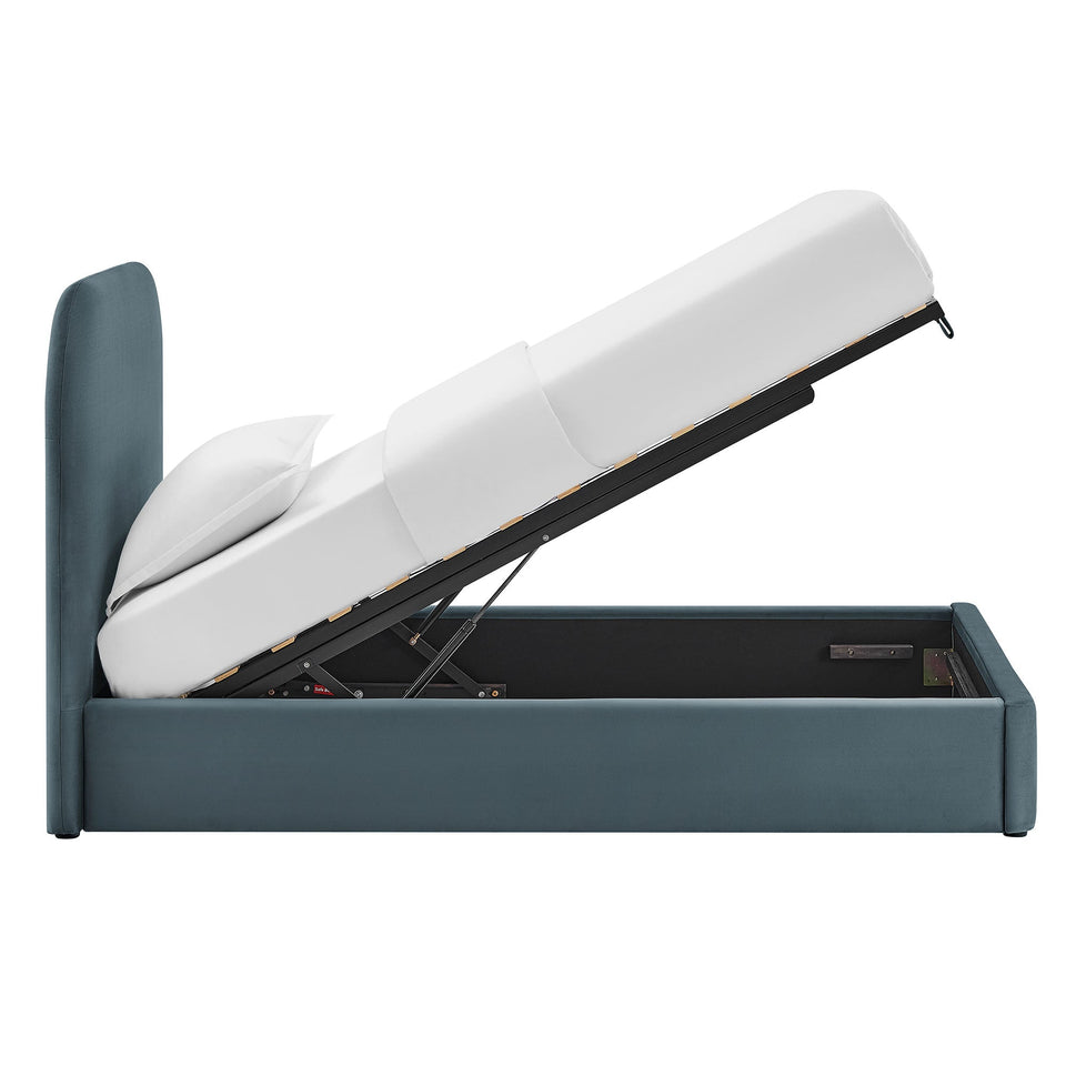 Keynote Performance Velvet Storage Platform Bed Frame by Modway