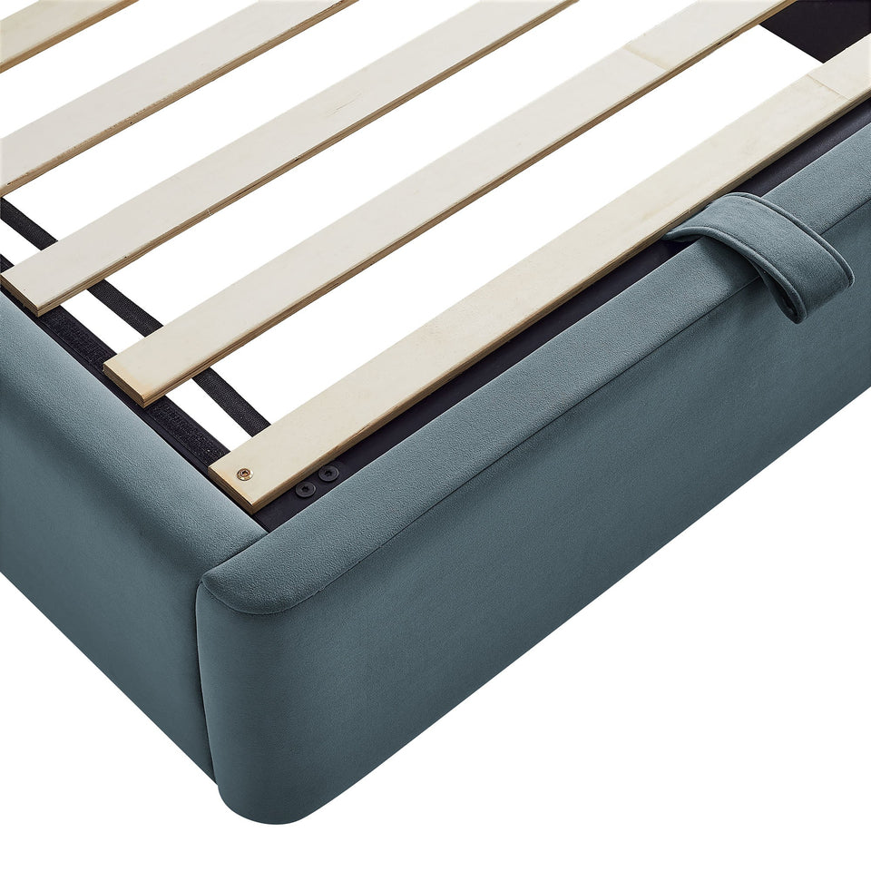 Keynote Performance Velvet Storage Platform Bed Frame by Modway