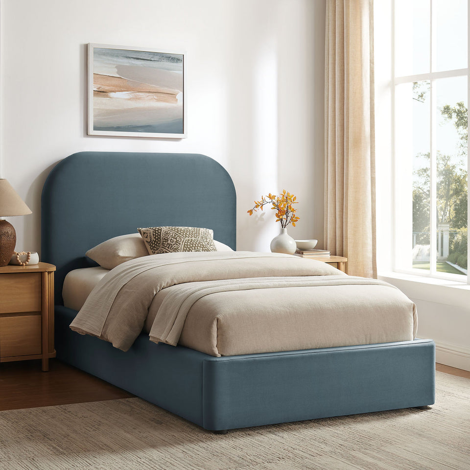 Keynote Performance Velvet Storage Platform Bed Frame by Modway