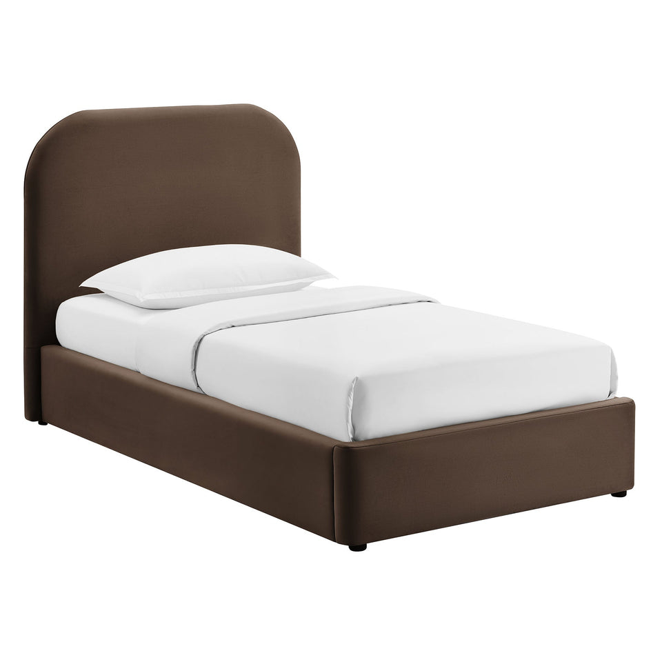 Keynote Performance Velvet Storage Platform Bed Frame by Modway