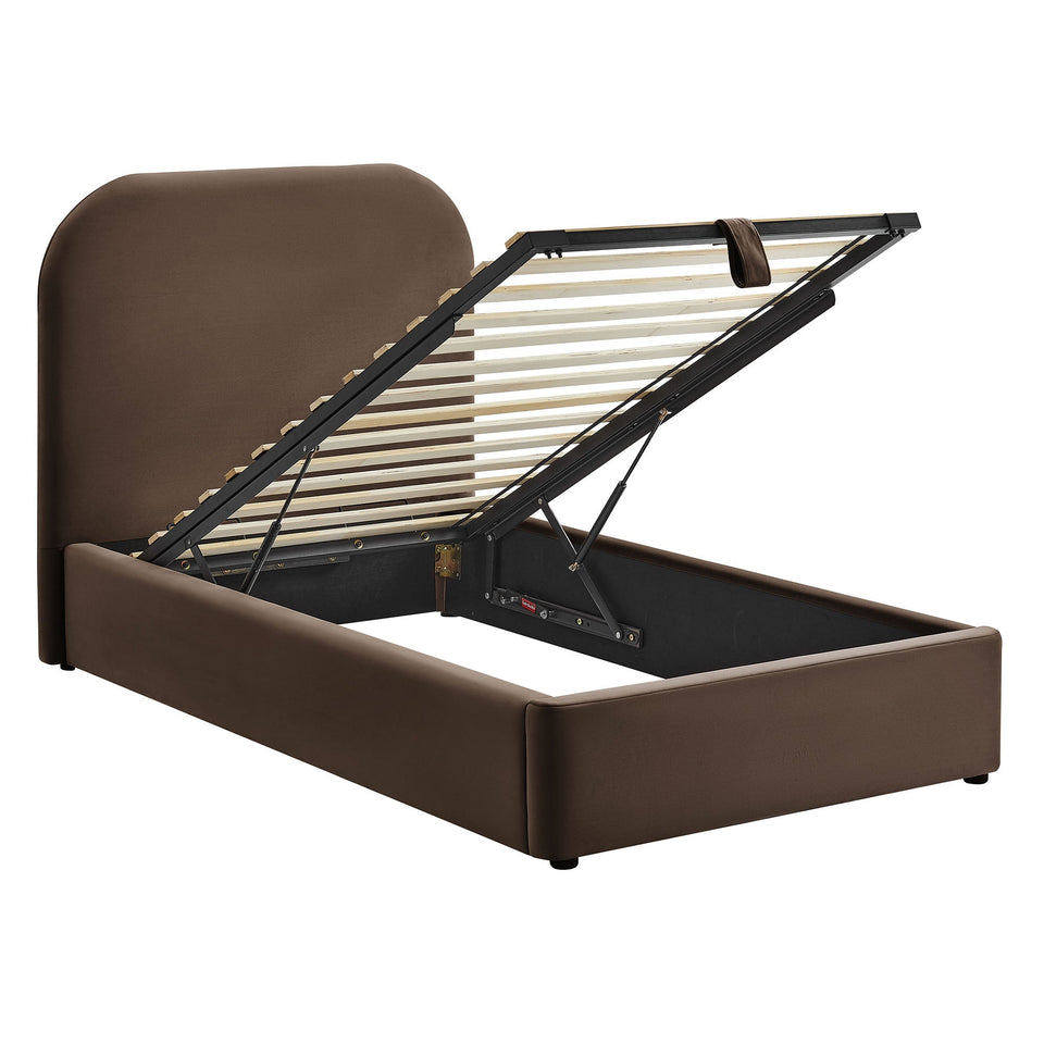 Keynote Performance Velvet Storage Platform Bed Frame by Modway