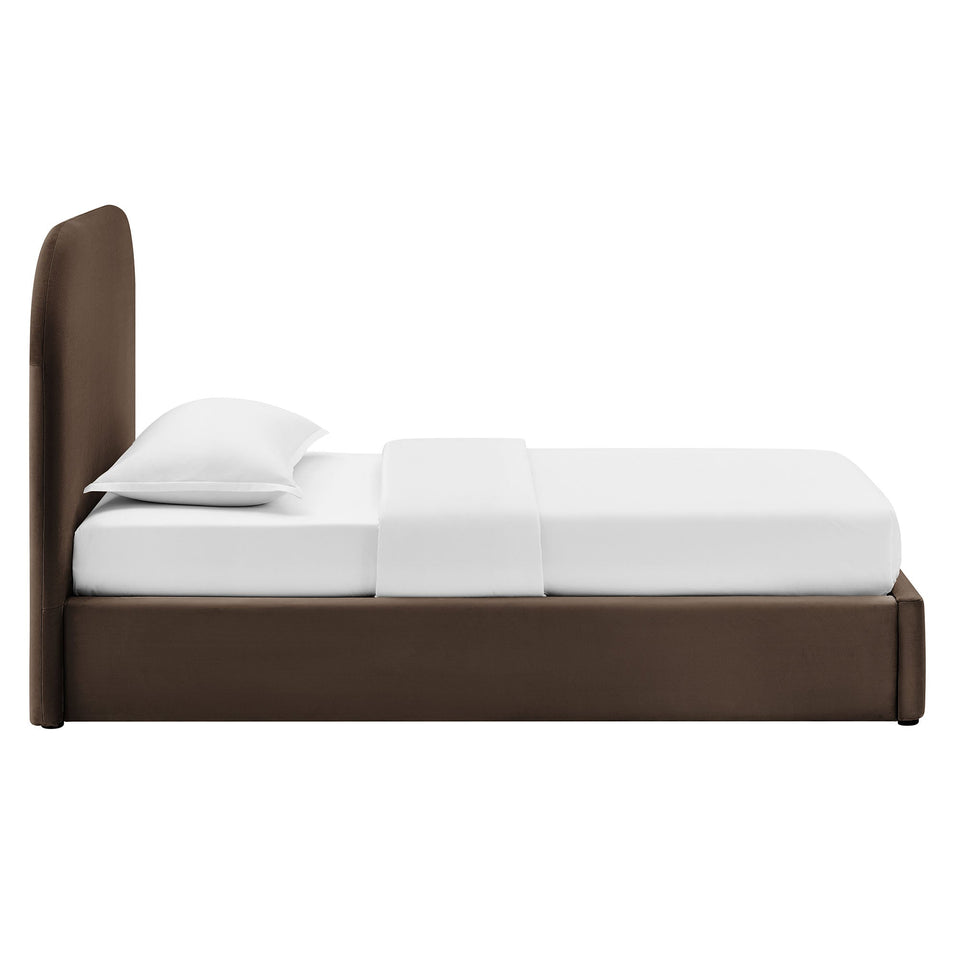 Keynote Performance Velvet Storage Platform Bed Frame by Modway