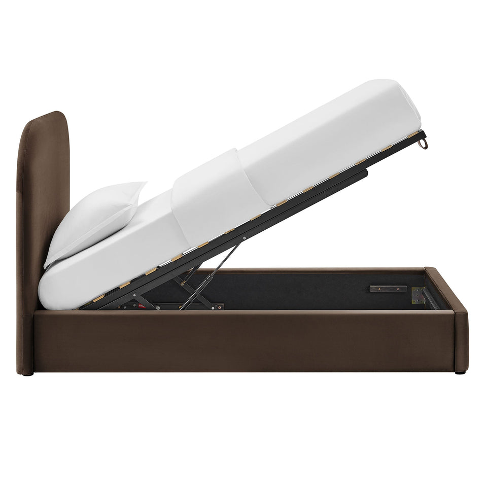 Keynote Performance Velvet Storage Platform Bed Frame by Modway