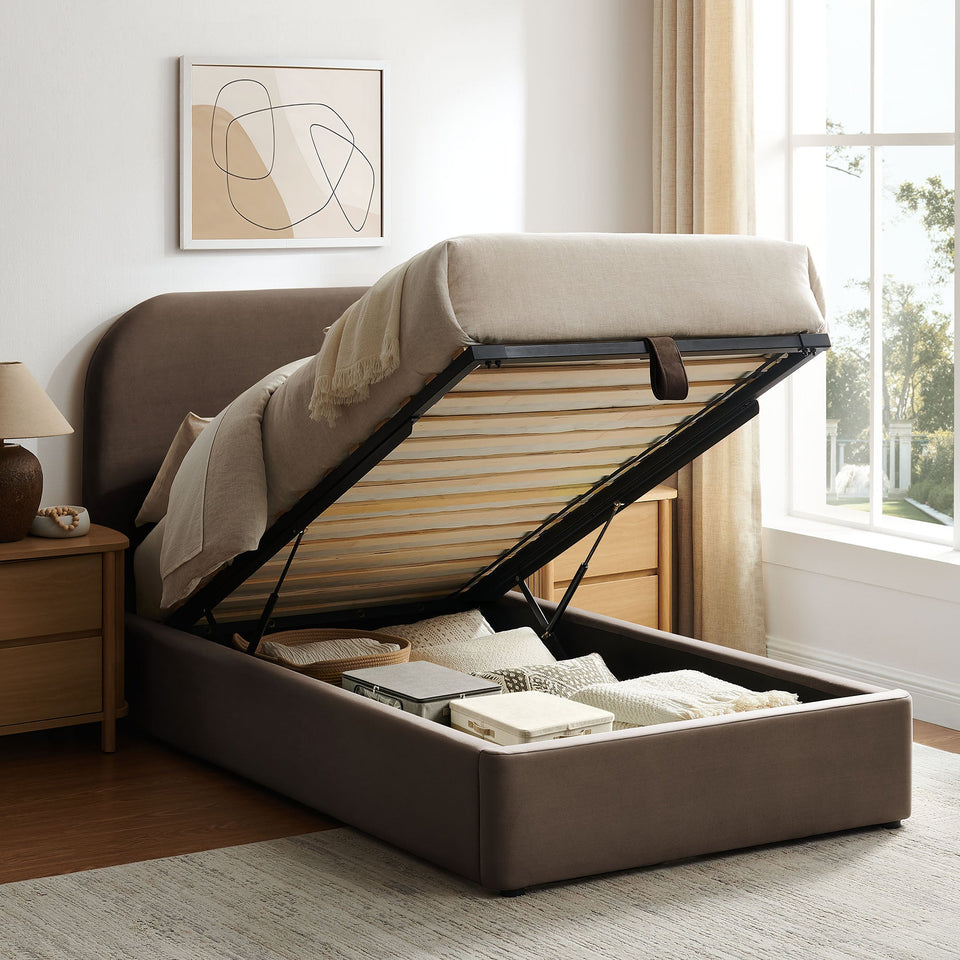 Keynote Performance Velvet Storage Platform Bed Frame by Modway