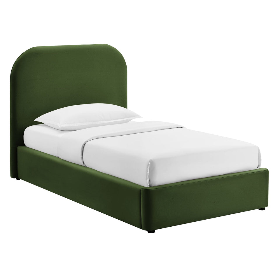 Keynote Performance Velvet Storage Platform Bed Frame by Modway