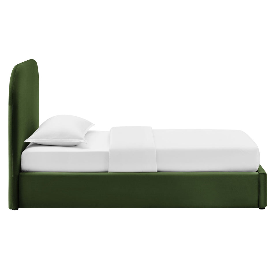 Keynote Performance Velvet Storage Platform Bed Frame by Modway