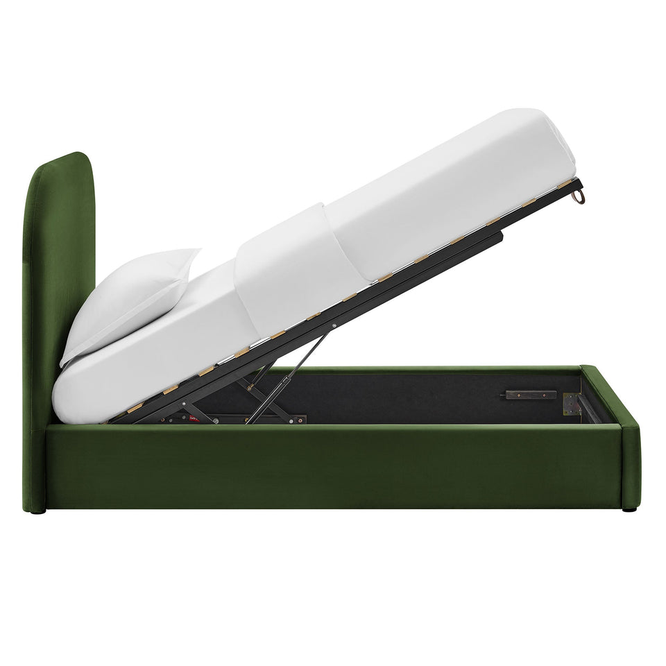 Keynote Performance Velvet Storage Platform Bed Frame by Modway