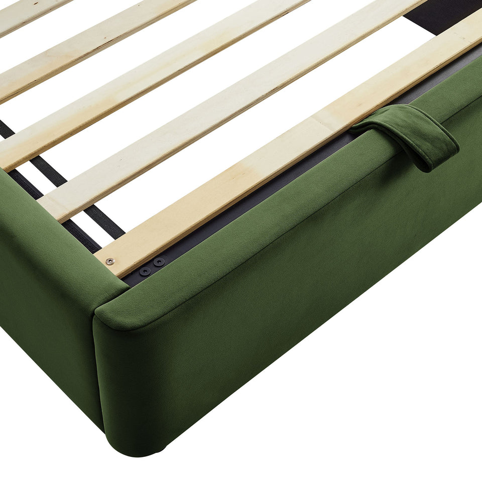 Keynote Performance Velvet Storage Platform Bed Frame by Modway