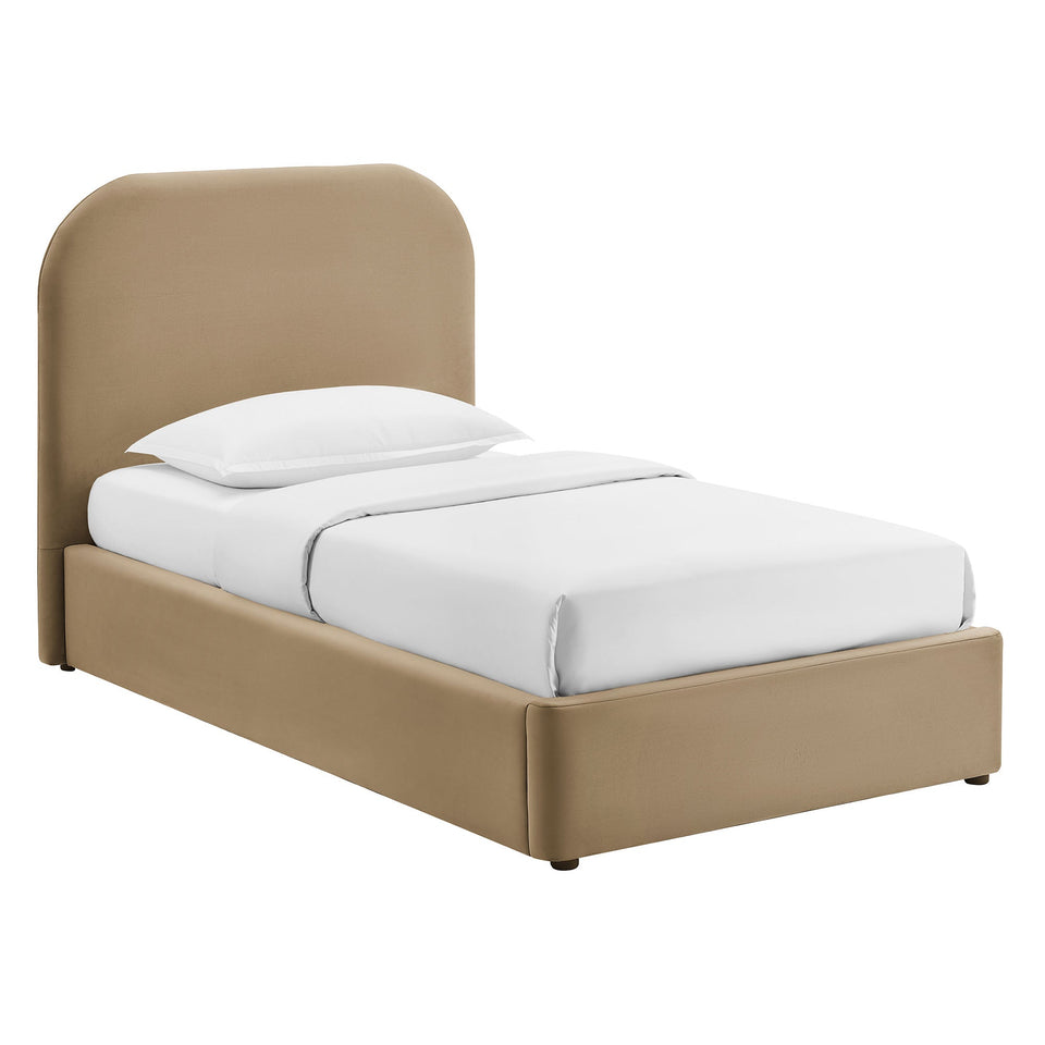 Keynote Performance Velvet Storage Platform Bed Frame by Modway