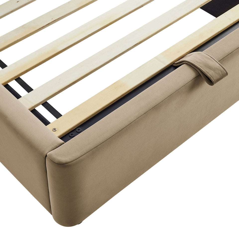 Keynote Performance Velvet Storage Platform Bed Frame by Modway