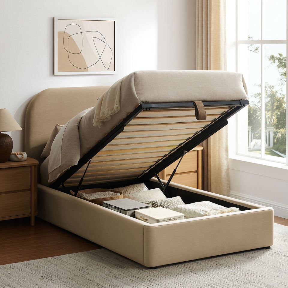 Keynote Performance Velvet Storage Platform Bed Frame by Modway