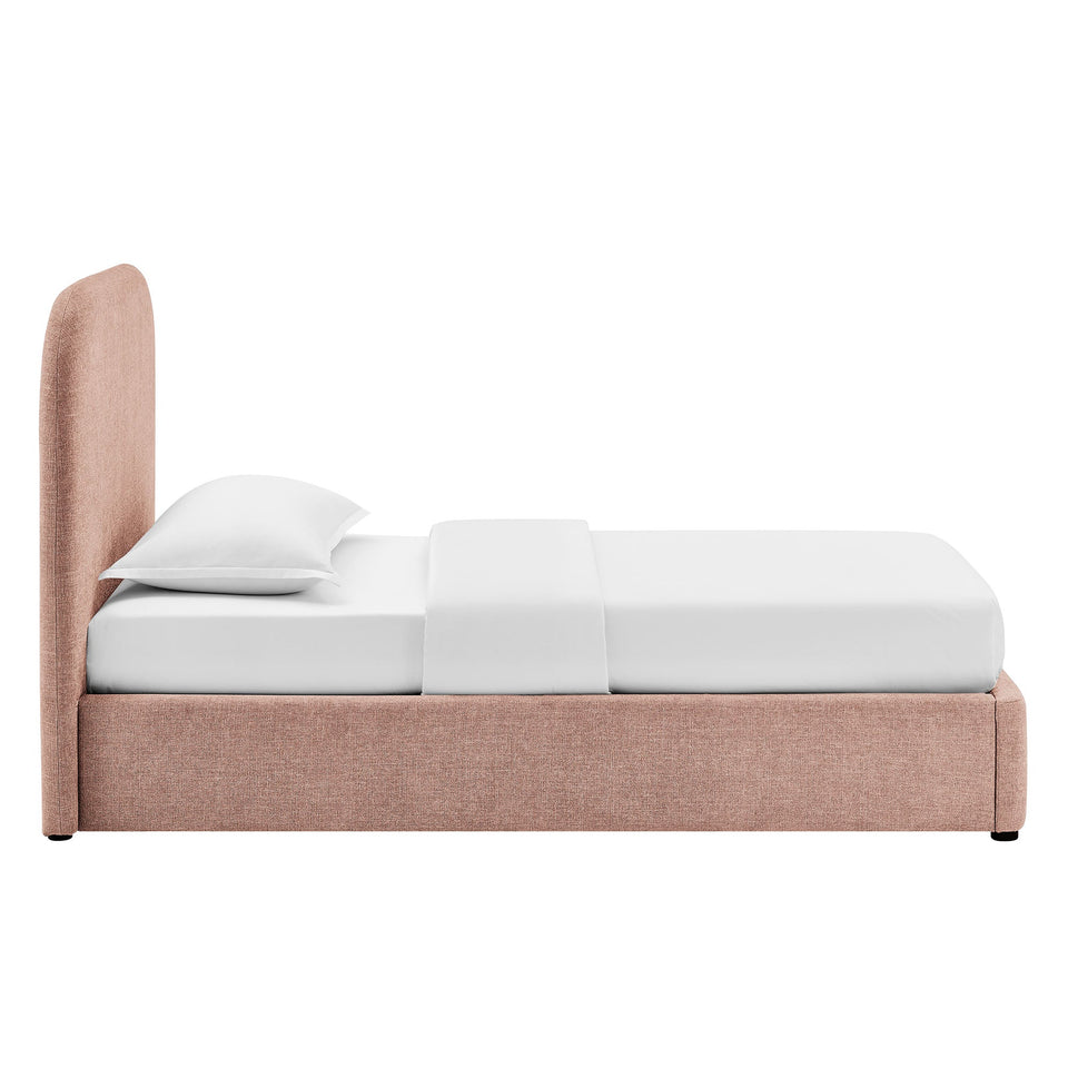 Keynote Fabric Upholstered Storage Platform Bed Frame by Modway