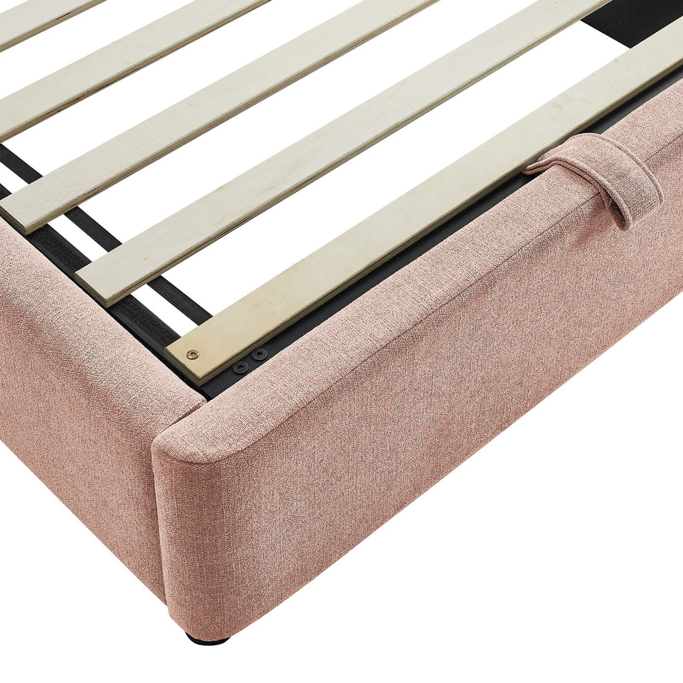 Keynote Fabric Upholstered Storage Platform Bed Frame by Modway