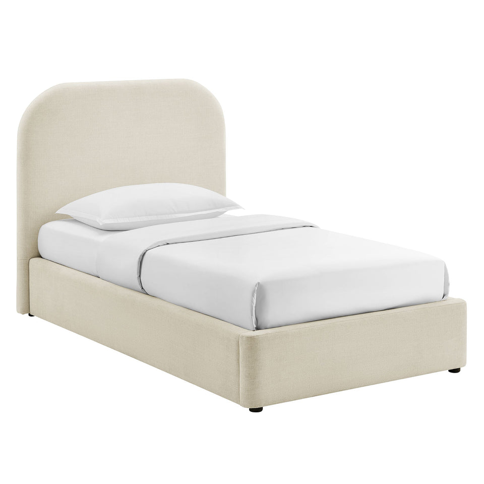 Keynote Fabric Upholstered Storage Platform Bed Frame by Modway