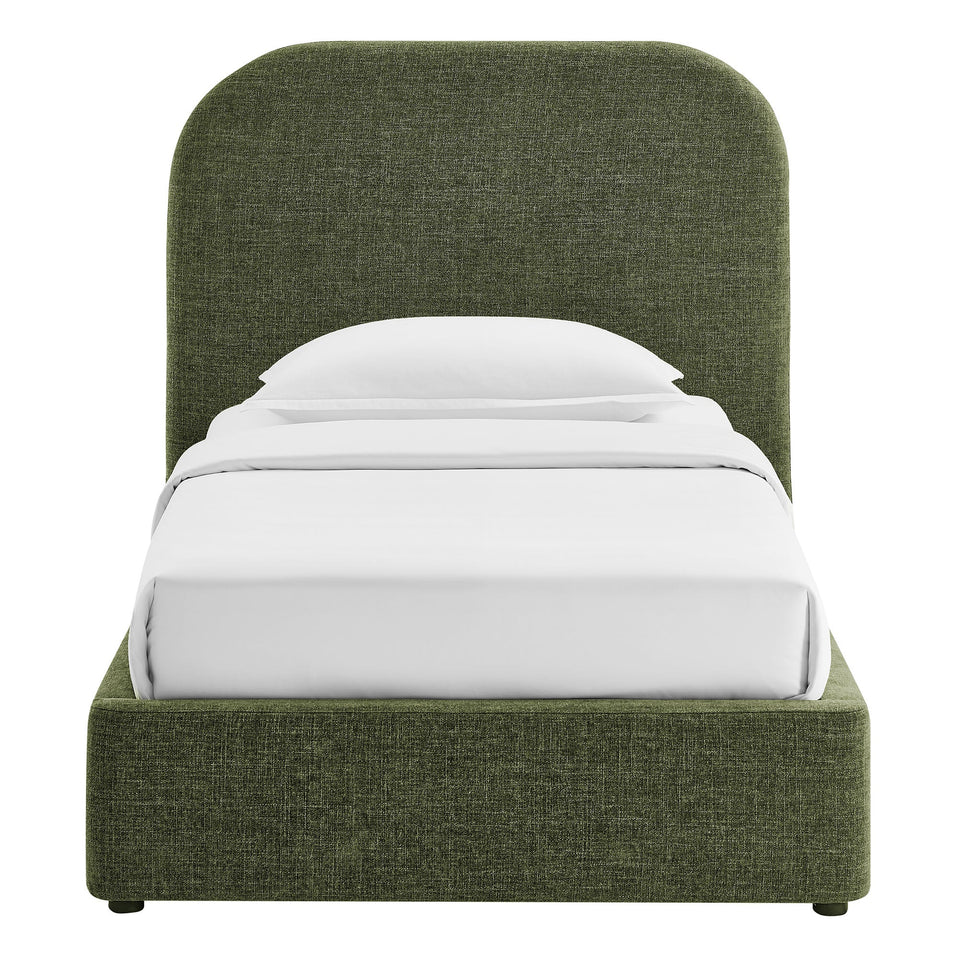 Keynote Fabric Upholstered Storage Platform Bed Frame by Modway