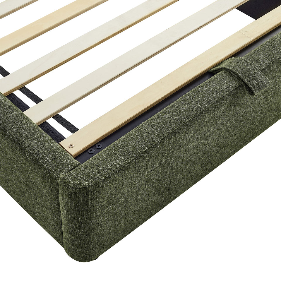 Keynote Fabric Upholstered Storage Platform Bed Frame by Modway