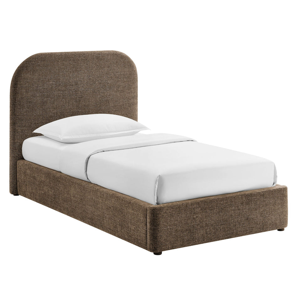Keynote Fabric Upholstered Storage Platform Bed Frame by Modway