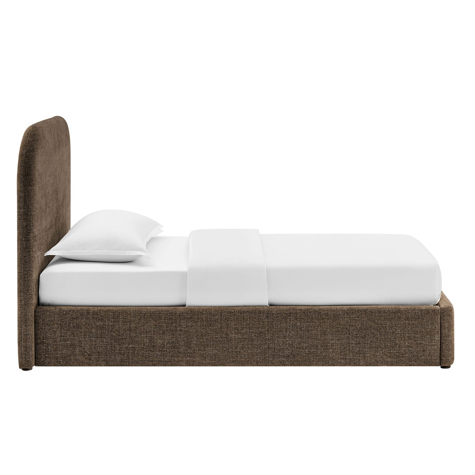 Keynote Fabric Upholstered Storage Platform Bed Frame by Modway