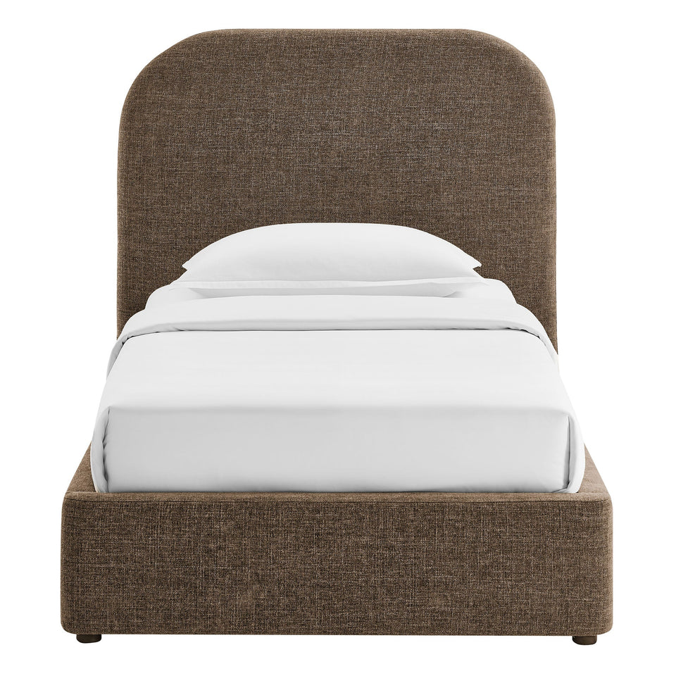 Keynote Fabric Upholstered Storage Platform Bed Frame by Modway