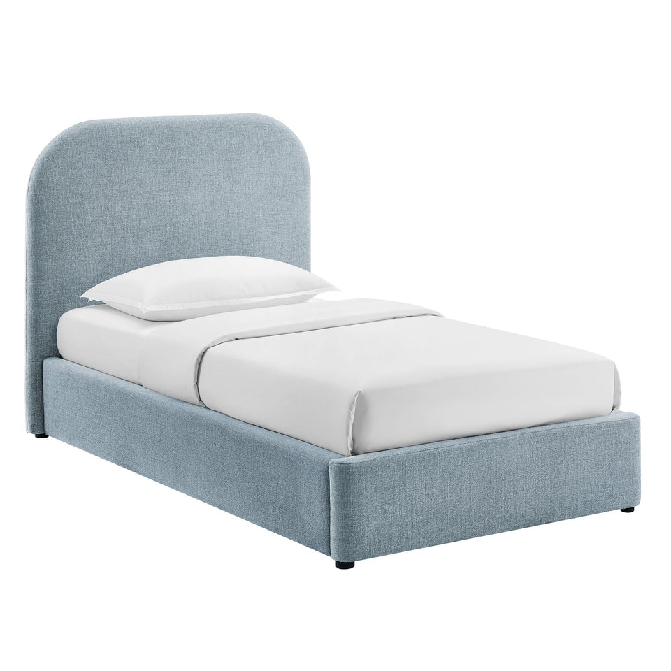 Keynote Fabric Upholstered Storage Platform Bed Frame by Modway