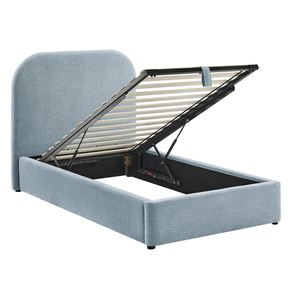 Keynote Fabric Upholstered Storage Platform Bed Frame by Modway