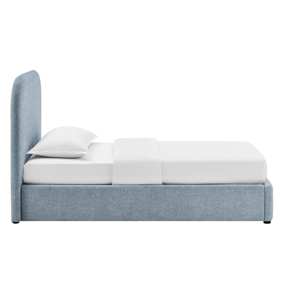 Keynote Fabric Upholstered Storage Platform Bed Frame by Modway