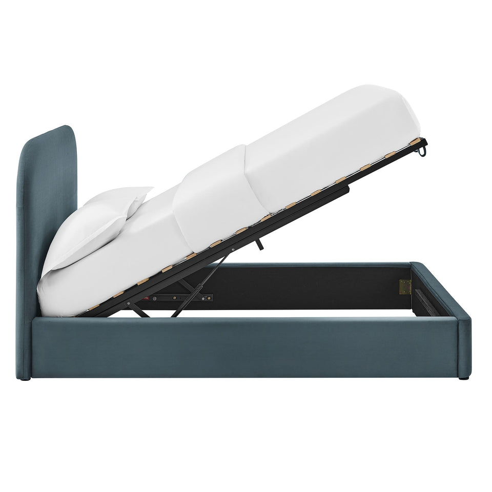 Keynote Performance Velvet Storage Platform Bed Frame by Modway