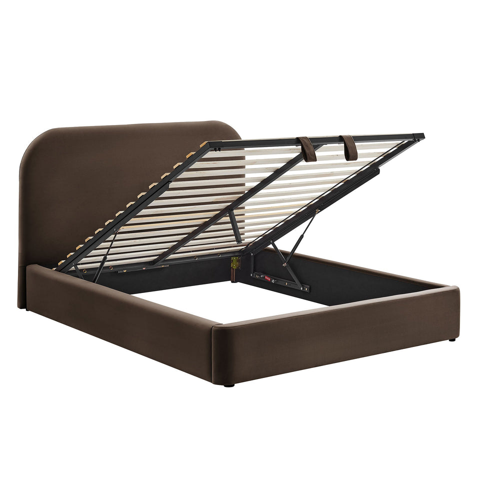 Keynote Performance Velvet Storage Platform Bed Frame by Modway