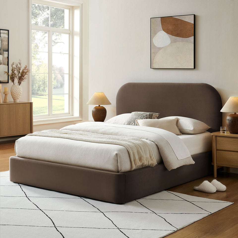 Keynote Performance Velvet Storage Platform Bed Frame by Modway