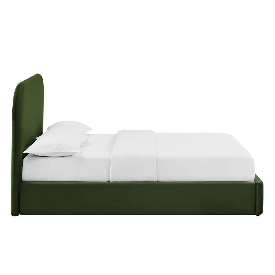 Keynote Performance Velvet Storage Platform Bed Frame by Modway