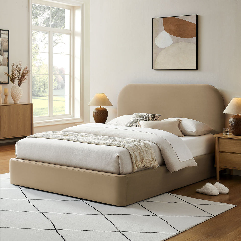 Keynote Performance Velvet Storage Platform Bed Frame by Modway