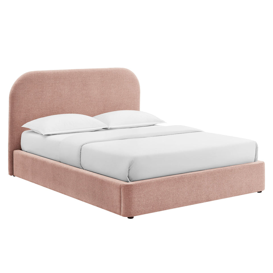 Keynote Fabric Upholstered Storage Platform Bed Frame by Modway