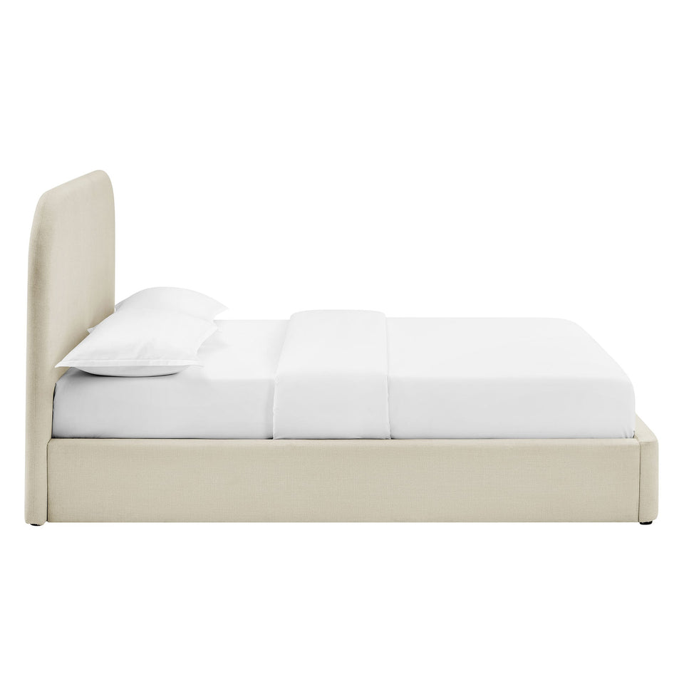 Keynote Fabric Upholstered Storage Platform Bed Frame by Modway