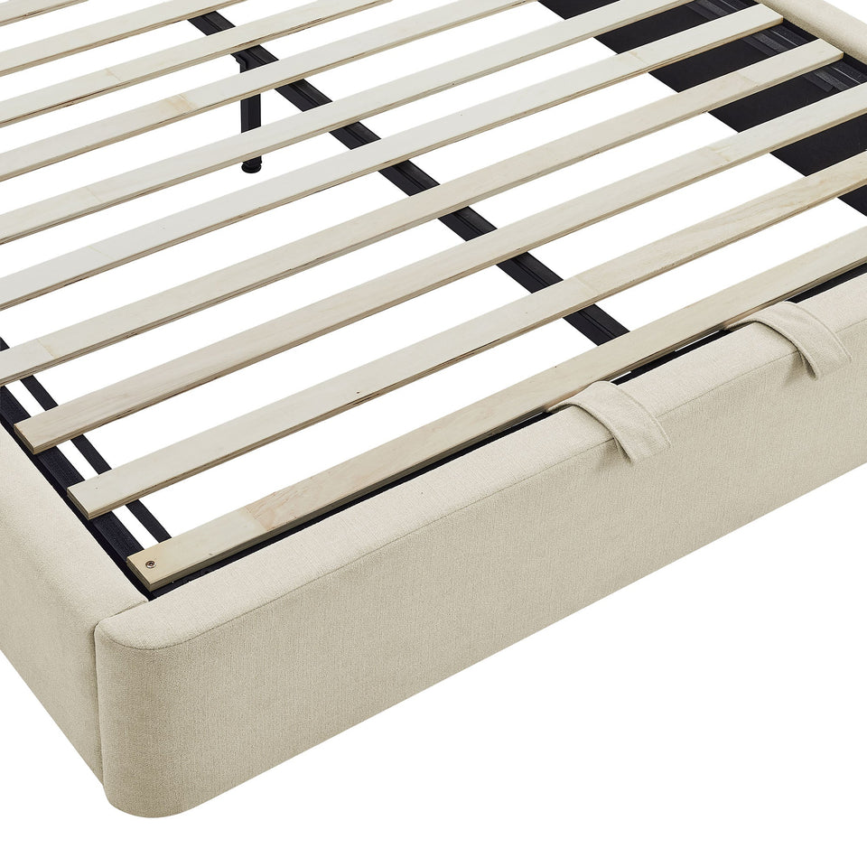 Keynote Fabric Upholstered Storage Platform Bed Frame by Modway