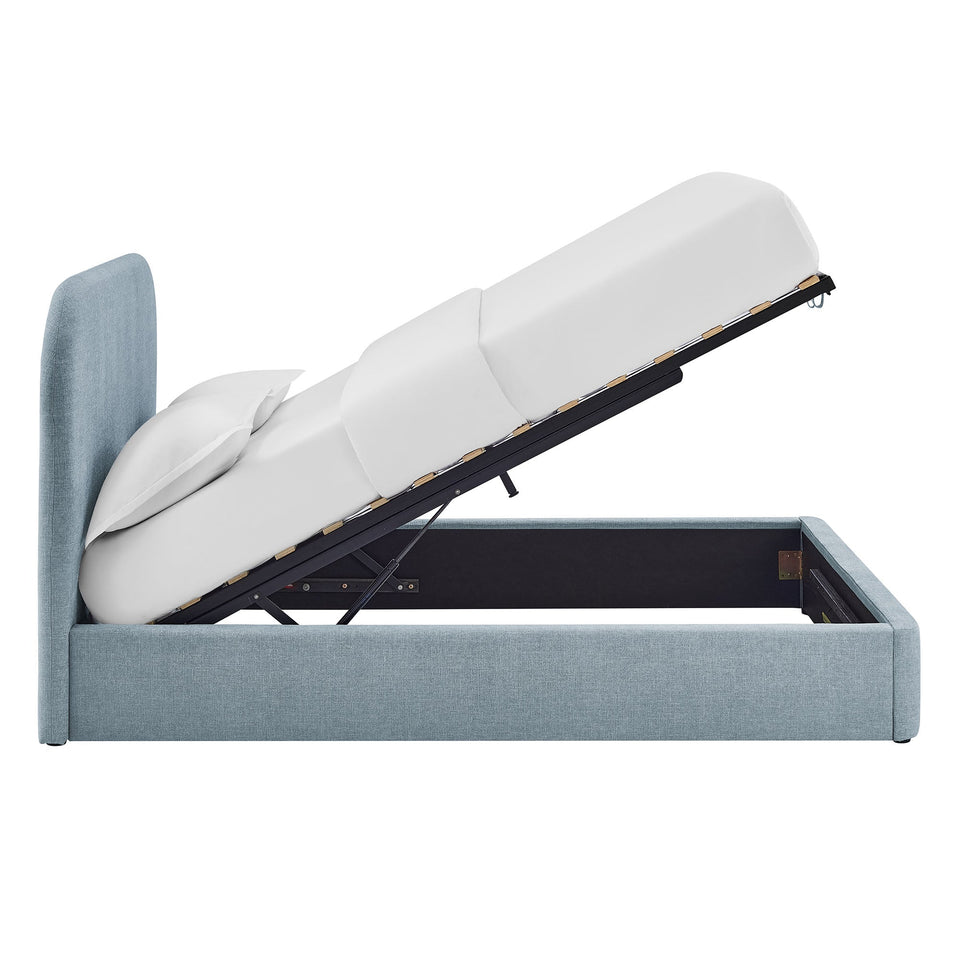 Keynote Fabric Upholstered Storage Platform Bed Frame by Modway