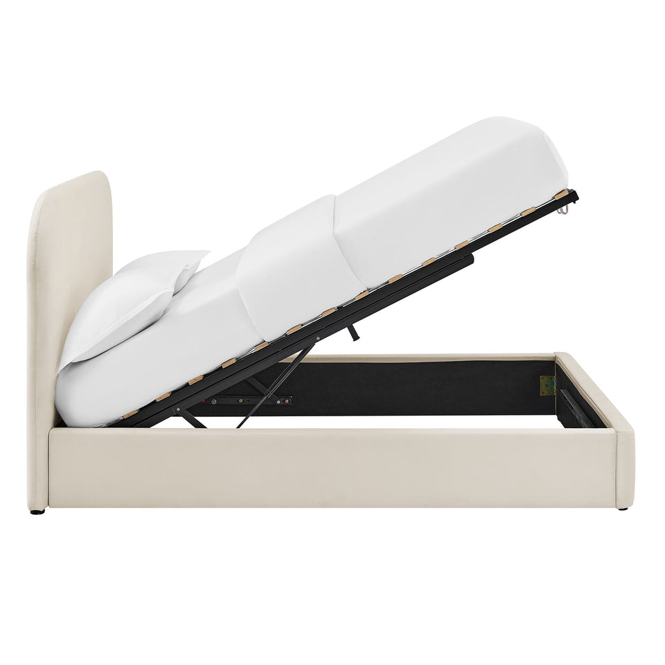 Keynote Performance Velvet Storage Platform Bed Frame by Modway