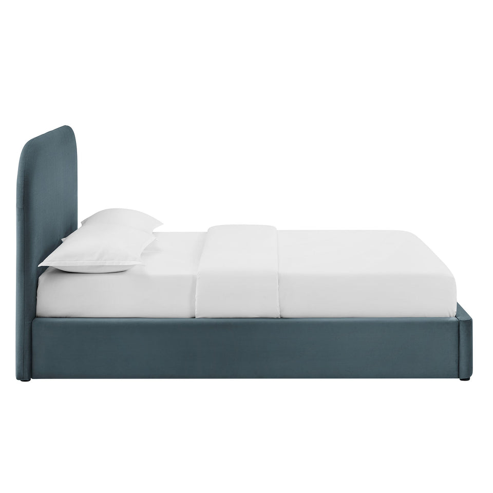 Keynote Performance Velvet Storage Platform Bed Frame by Modway