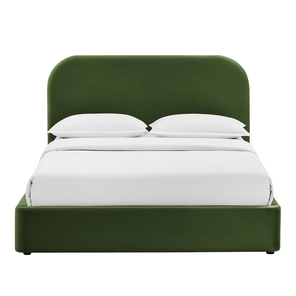 Keynote Performance Velvet Storage Platform Bed Frame by Modway