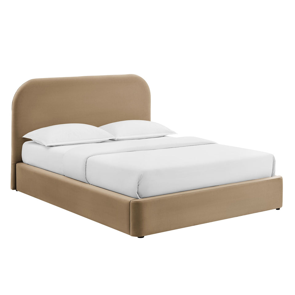 Keynote Performance Velvet Storage Platform Bed Frame by Modway